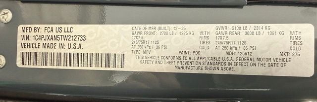 2026 Jeep Wrangler Sport S