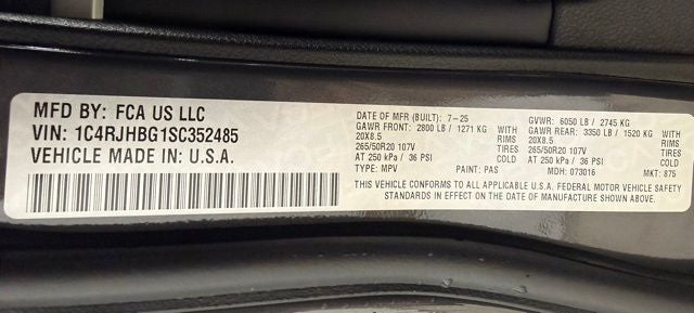 2025 Jeep Grand Cherokee Limited