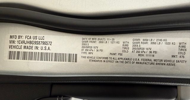 2025 Jeep Grand Cherokee Limited