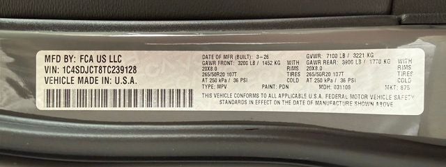 2026 Dodge Durango GT Plus HEMI V8