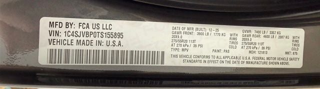 2026 Jeep Grand Wagoneer Limited