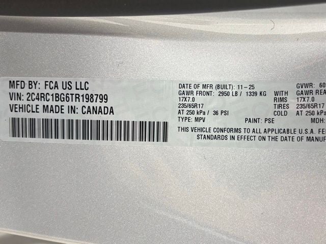 2026 Chrysler Pacifica Select