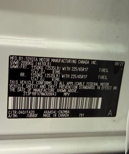 2022 Toyota RAV4 XLE