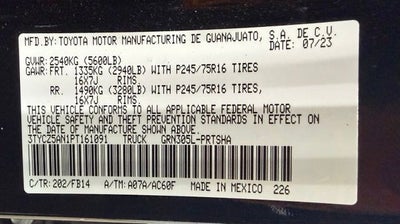 2023 Toyota Tacoma SR V6