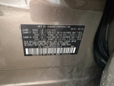 2022 Subaru Ascent Limited