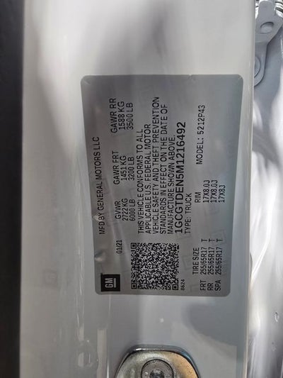 2021 Chevrolet Colorado Z71