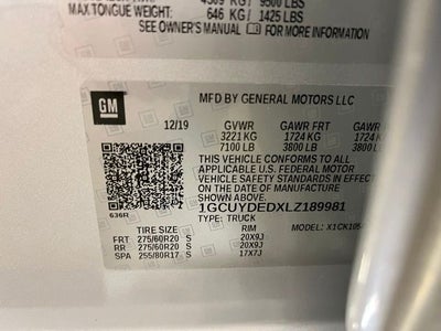 2020 Chevrolet Silverado 1500 LT