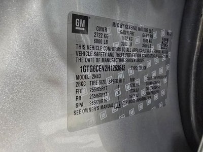 2017 GMC Canyon SLE1