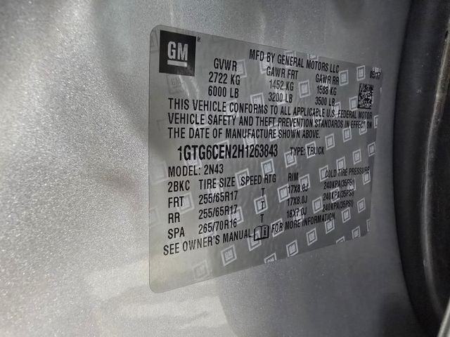 2017 GMC Canyon SLE1