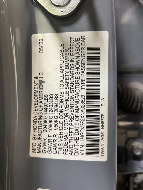 2022 Honda Accord Hybrid Sport