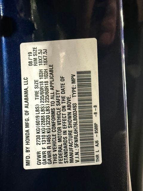 2020 Honda Odyssey EX-L
