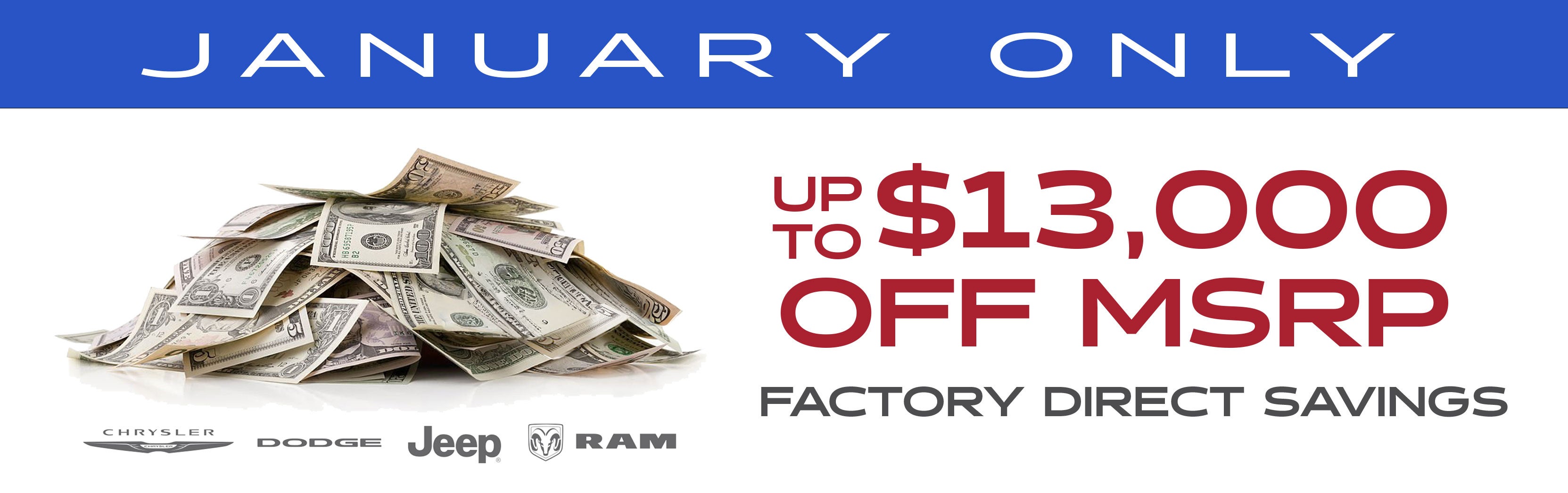 0% / 60months* - Select 2026 RAM 1500's