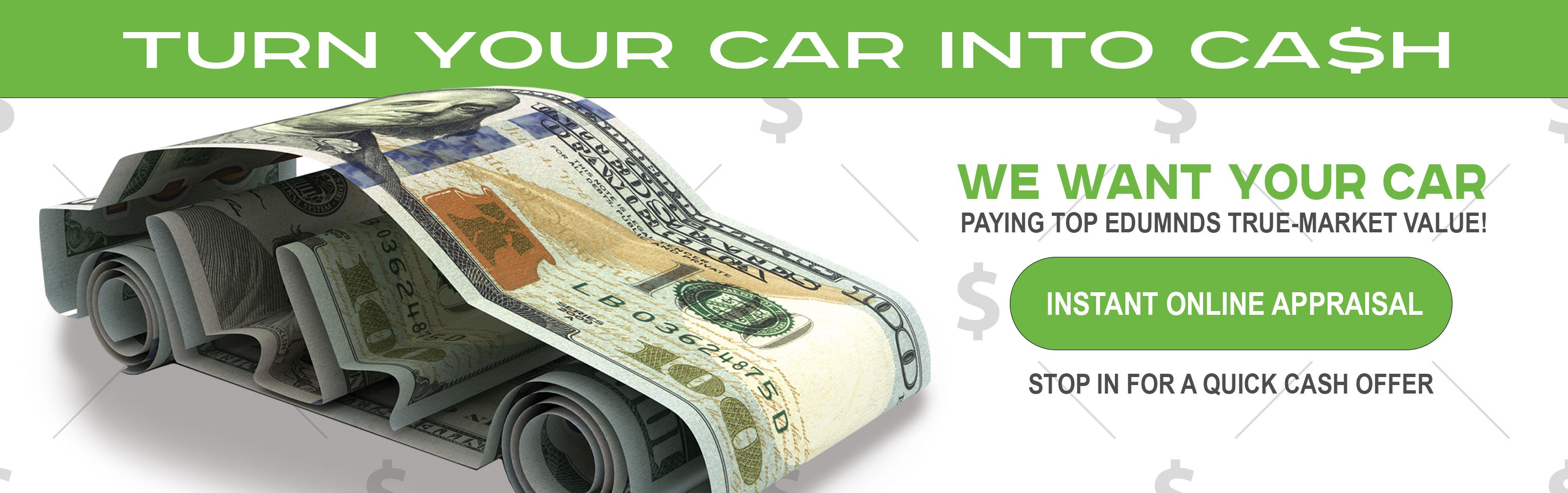 TURN YOUR CAR INTO CASH