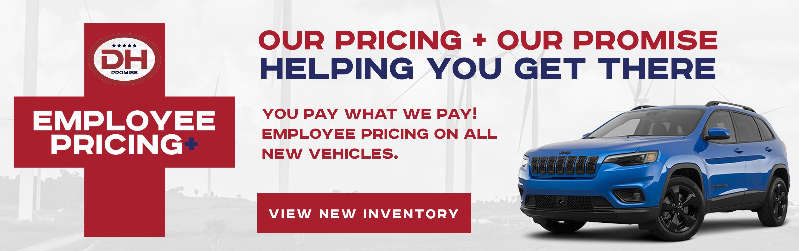 Employee Pricing on All New Vehicles
