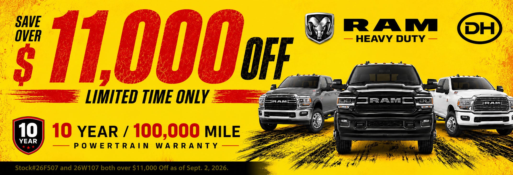 RAM Heavy Duty - up to $11,000 OFF 