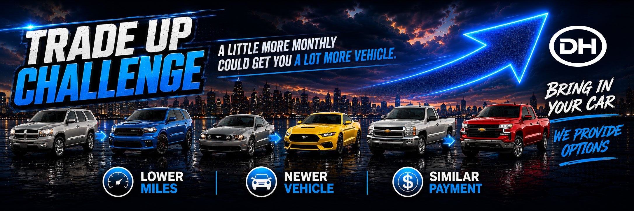 Get a Better Vehicle at a Similar Payment